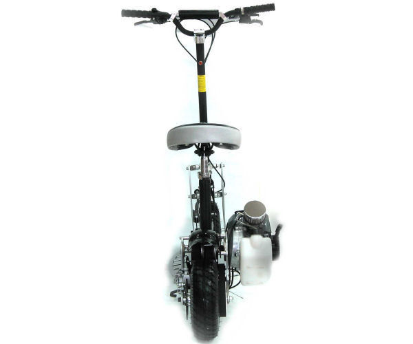vue arri�re la trotinette thermique MOPED